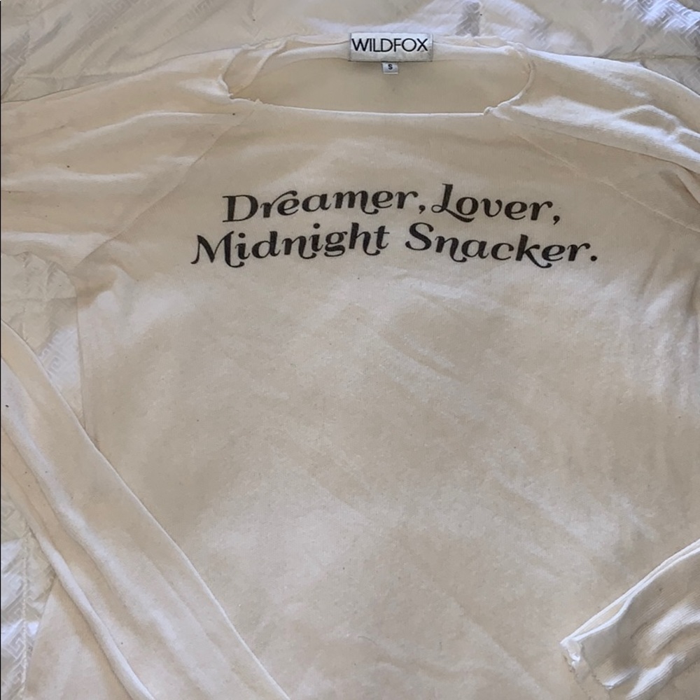 Wildfox Dreamer, Lover, Midnight Snacker thin knit